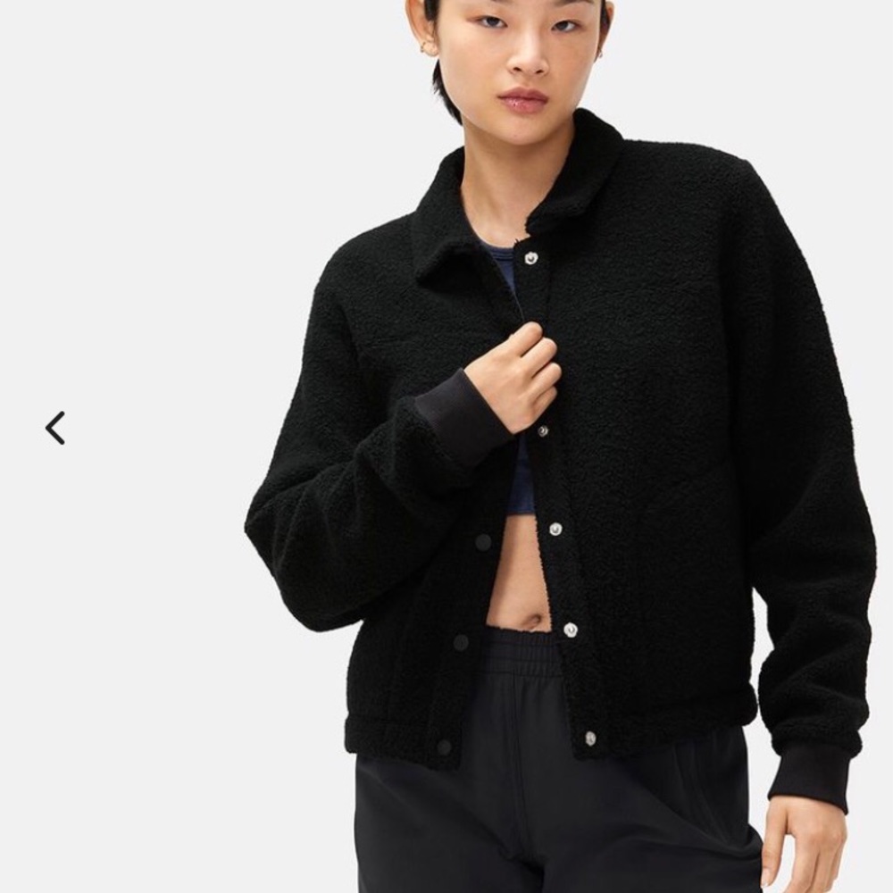 Outdoor Voices Mega Fleece Bomber Jacket